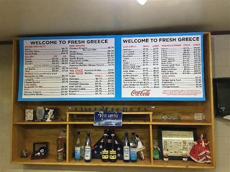 fresh greece niceville menu|fresh greece niceville tn.